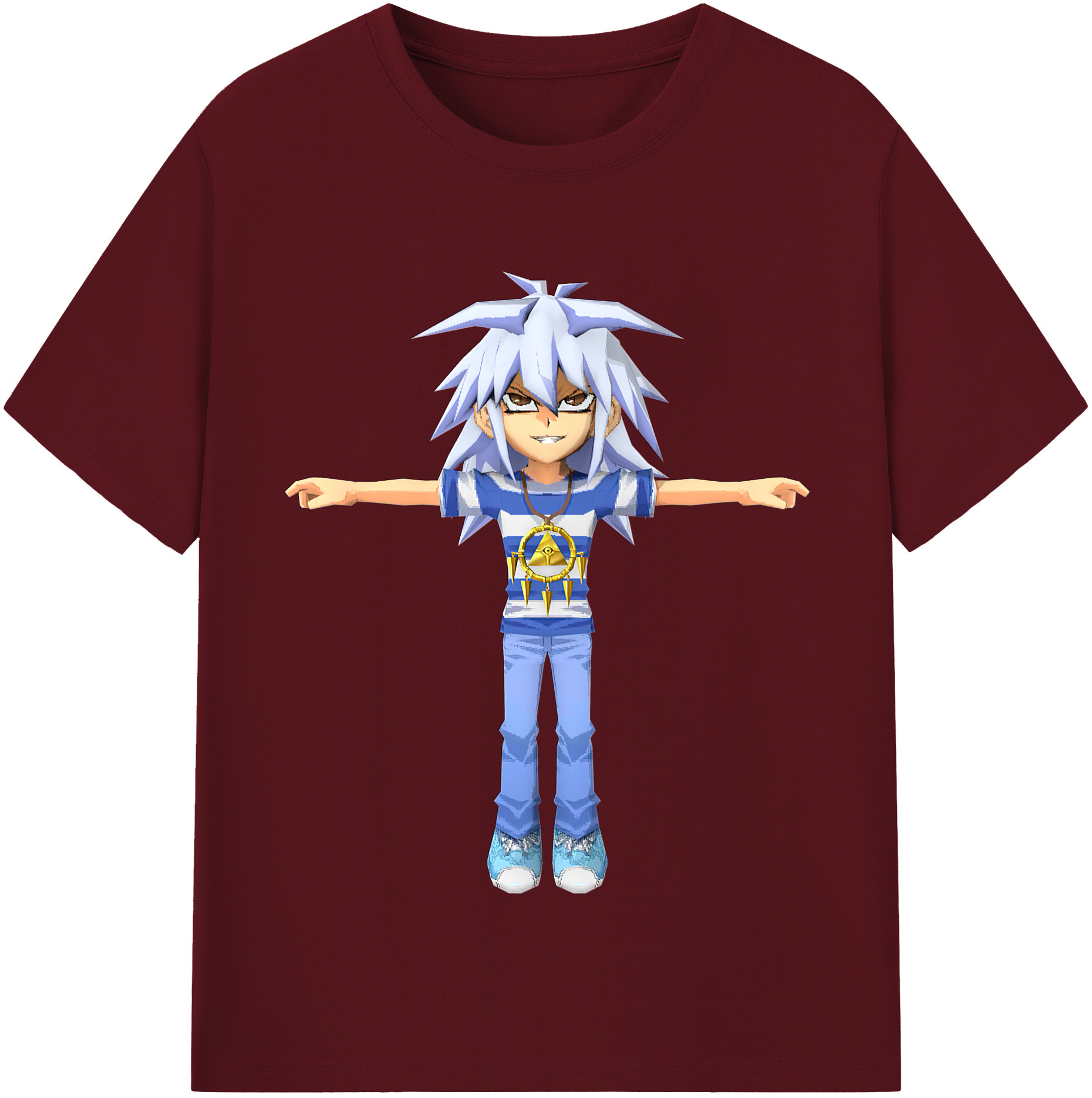 （画像用） 遊☆戯☆王 Yu-Gi-Oh! 綿100％半袖Tシャツ（フロントプリント）